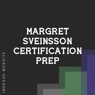 Margret Sveinsson Certification Prep | Indexof