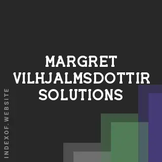Margret Vilhjalmsdottir Solutions | Indexof