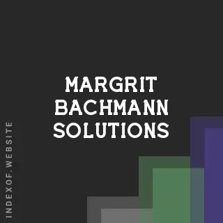 Margrit Bachmann Solutions | Indexof