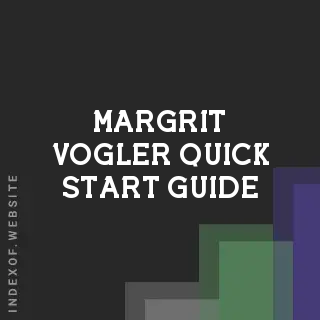 Margrit Vogler Quick Start Guide | Indexof