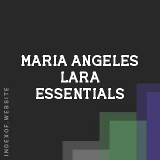 Maria Angeles Lara Essentials | Indexof