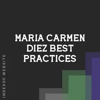 Maria Carmen Diez Best Practices | Indexof