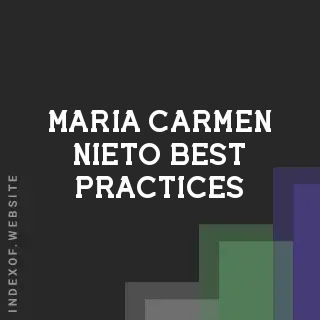 Maria Carmen Nieto Best Practices | Indexof