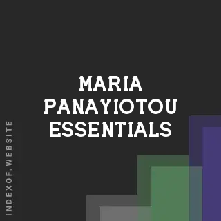 Maria Panayiotou Essentials | Indexof