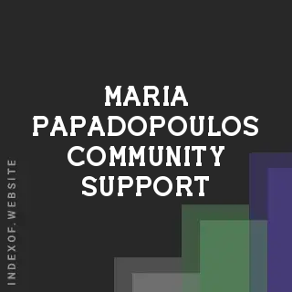 Maria Papadopoulos Community Support | Indexof
