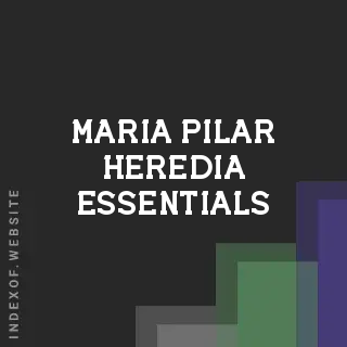 Maria Pilar Heredia Essentials | Indexof