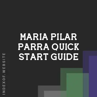 Maria Pilar Parra Quick Start Guide | Indexof