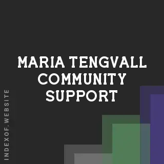 Maria Tengvall Community Support | Indexof