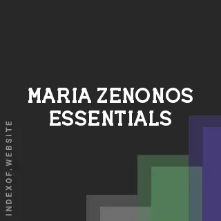 Maria Zenonos Essentials | Indexof