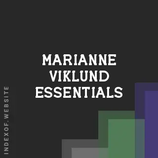 Marianne Viklund Essentials | Indexof