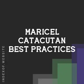 Maricel Catacutan Best Practices | Indexof