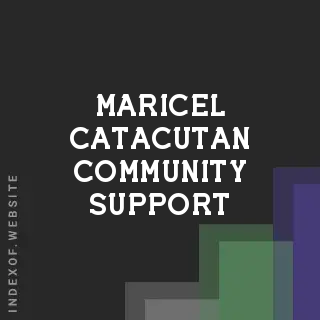 Maricel Catacutan Community Support | Indexof