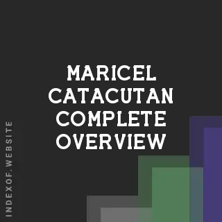Maricel Catacutan Complete Overview | Indexof