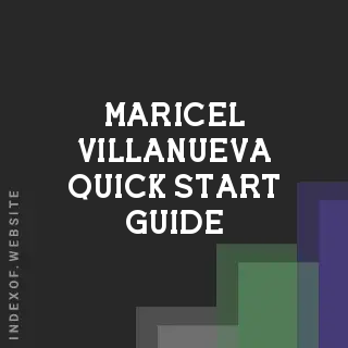 Maricel Villanueva Quick Start Guide | Indexof