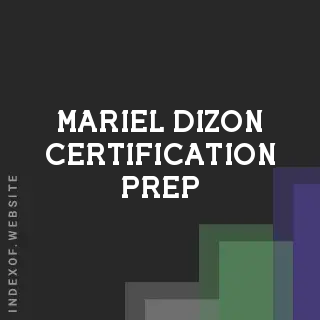 Mariel Dizon Certification Prep | Indexof