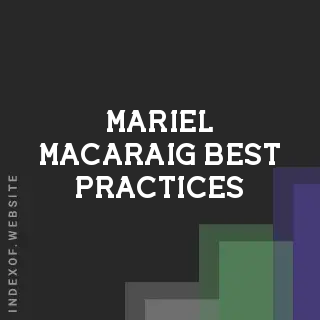 Mariel Macaraig Best Practices | Indexof