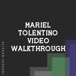 Mariel Tolentino Video Walkthrough | Indexof
