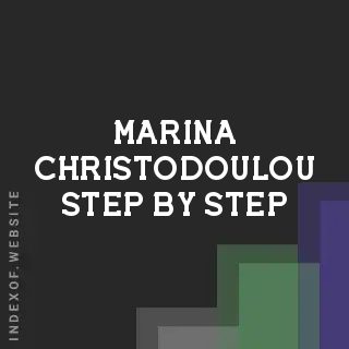 Marina Christodoulou Step-by-Step | Indexof