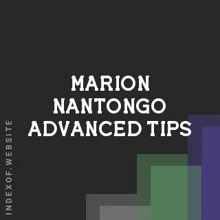 Marion Nantongo Advanced Tips | Indexof