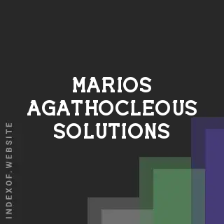 Marios Agathocleous Solutions | Indexof