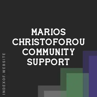 Marios Christoforou Community Support | Indexof