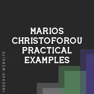 Marios Christoforou Practical Examples | Indexof
