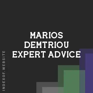 Marios Demtriou Expert Advice | Indexof