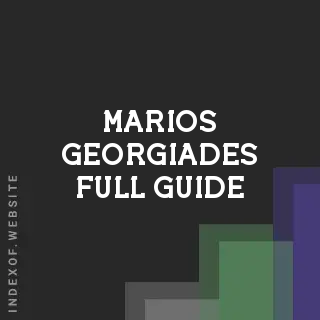 Marios Georgiades Full Guide | Indexof