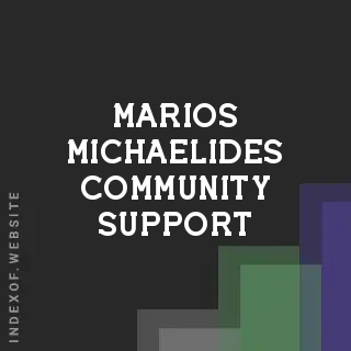 Marios Michaelides Community Support | Indexof