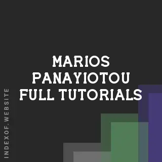 Marios Panayiotou Full Tutorials | Indexof