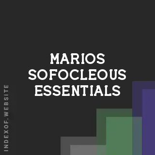 Marios Sofocleous Essentials | Indexof