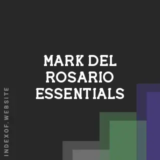 Mark Del Rosario Essentials | Indexof
