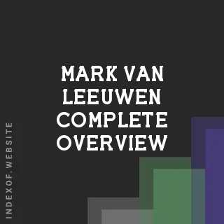 Mark van Leeuwen Complete Overview | Indexof