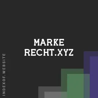 marke-recht.xyz by Flynn Anderson site -  Indexof