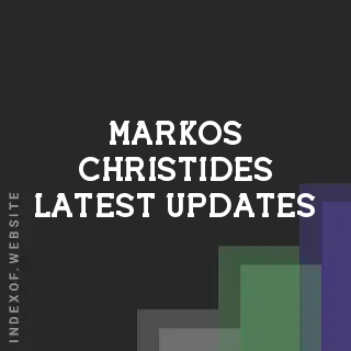 Markos Christides Latest Updates | Indexof