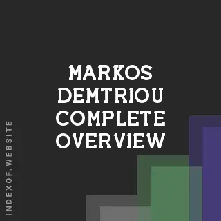 Markos Demtriou Complete Overview | Indexof