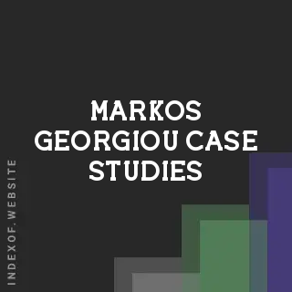Markos Georgiou Case Studies | Indexof