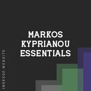 Markos Kyprianou Essentials | Indexof