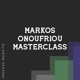 Markos Onoufriou Masterclass | Indexof