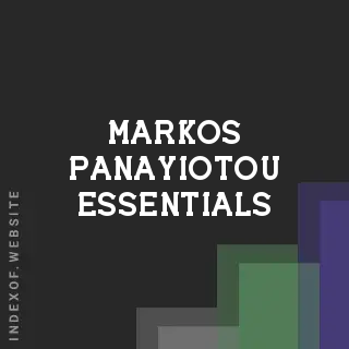 Markos Panayiotou Essentials | Indexof