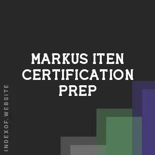 Markus Iten Certification Prep | Indexof