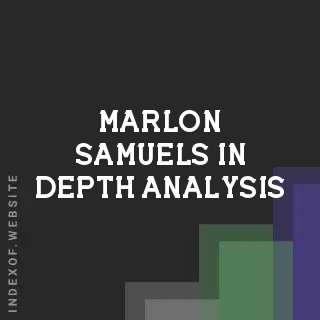 Marlon Samuels In-Depth Analysis | Indexof