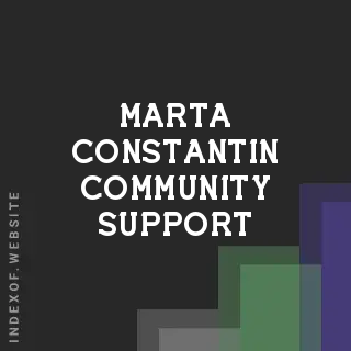 Marta Constantin Community Support | Indexof