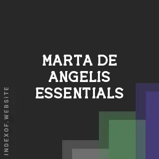 Marta De Angelis Essentials | Indexof