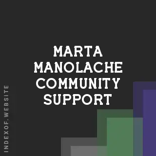 Marta Manolache Community Support | Indexof