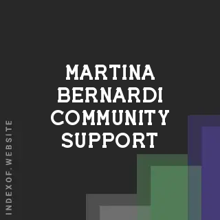 Martina Bernardi Community Support | Indexof