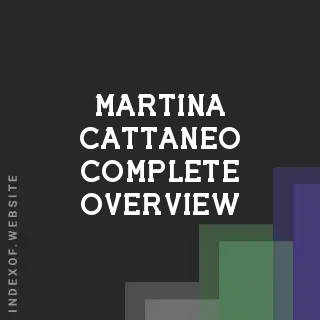 Martina Cattaneo Complete Overview | Indexof
