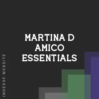 Martina D Amico Essentials | Indexof