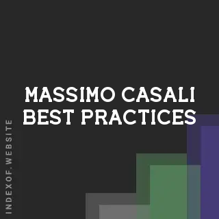 Massimo Casali Best Practices | Indexof