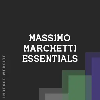 Massimo Marchetti Essentials | Indexof